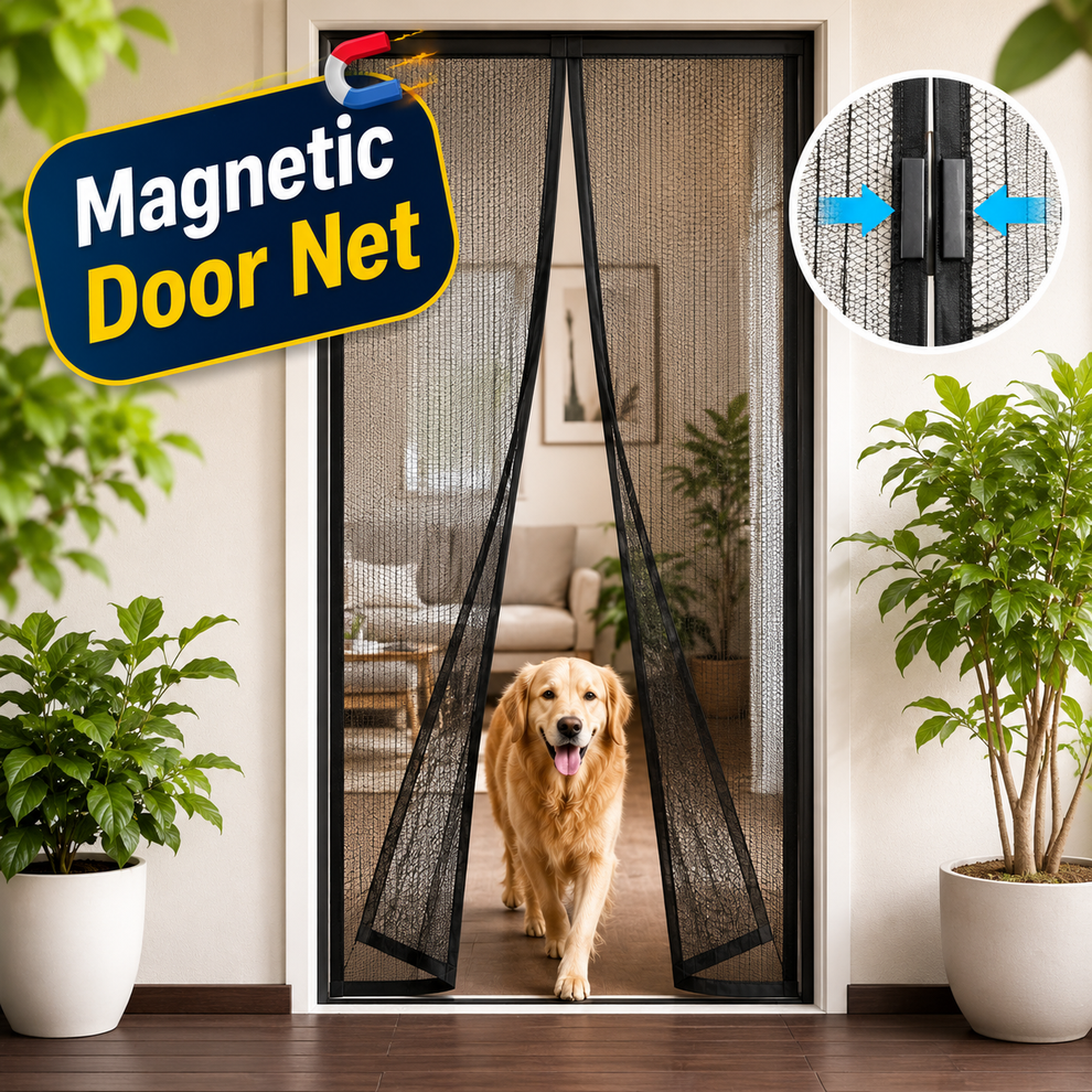 🏡 MagicMesh - No-Mosquito Magnetic Door Net 🦟 | Flat 45%