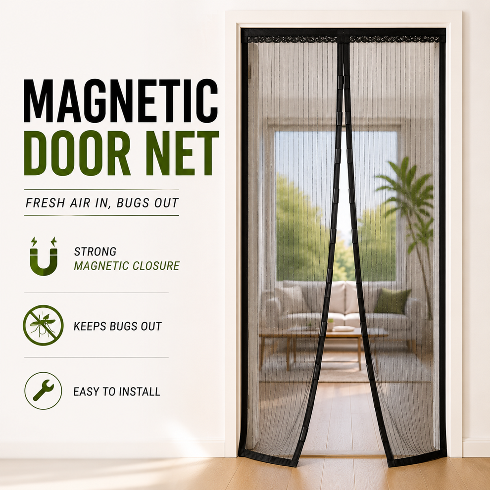 🏡 MagicMesh - No-Mosquito Magnetic Door Net 🦟 | Flat 45%