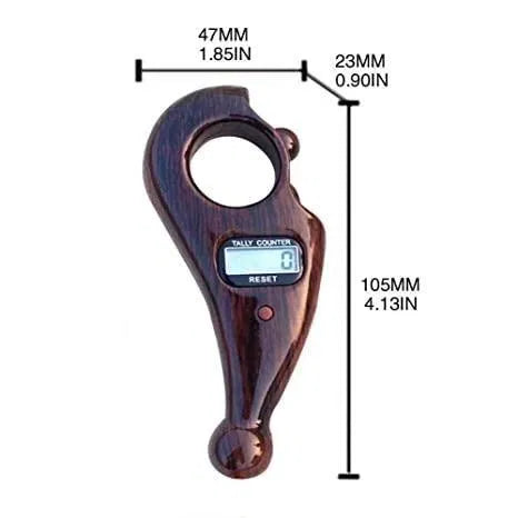 Premanand Ji Maharaj Japa Counter – Radha Naam Digital Finger Counter for Chanting Mantras | Hare Krishna, Hindu Naam Mala Counter (Pack of 1,