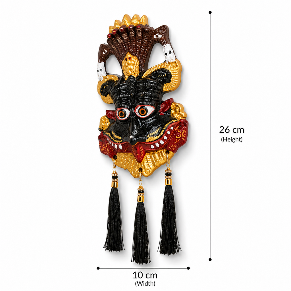 Divine Kirtimukha Vastu Raksha Kavach with Trishul & Tassels