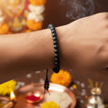 Karungali Bracelet 8MM – Original Ebony Wood Spiritual Bracelet for Men & Women | B27 Natural Energy Healing Beads | Meditation, Protection & Positive Energy Wrist Mala | 100% Natural