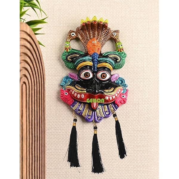 Divine Kirtimukha Vastu Raksha Kavach with Trishul & Tassels